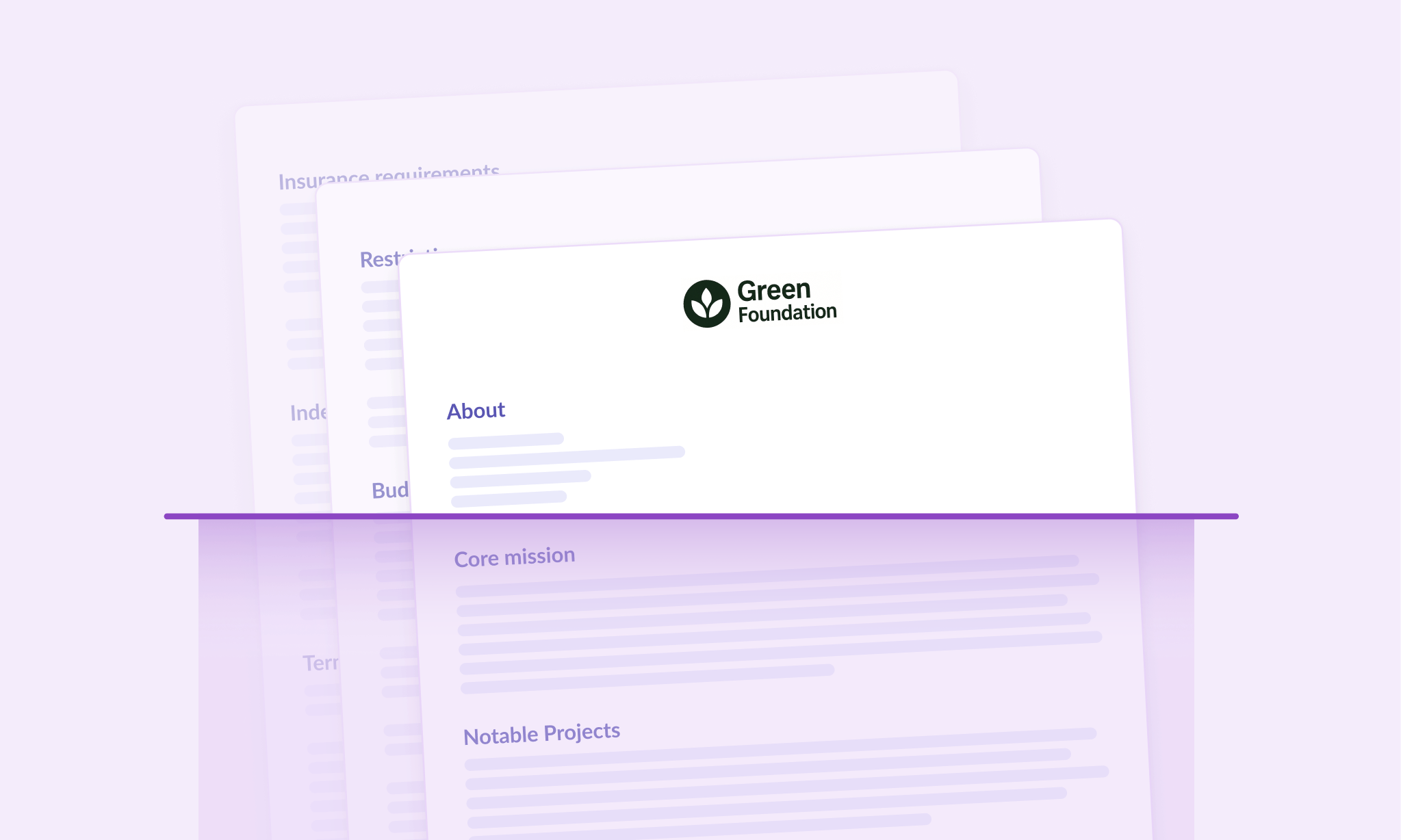 AI-powered grant writing assistant interface